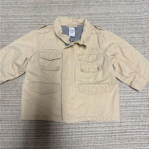 Baby Gap Khaki Cotton Field Jacket